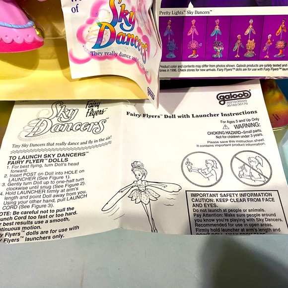 SKY DANCERS VTG 90s Collectible FAIRY FLYERS SPECIAL EDITION CIRCUS FUN - Picture 14 of 14